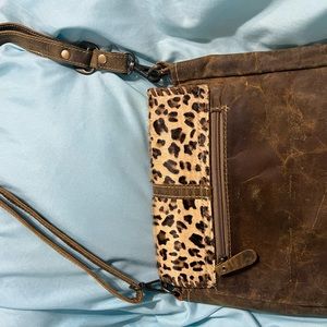 Myra Leopard Crossbody